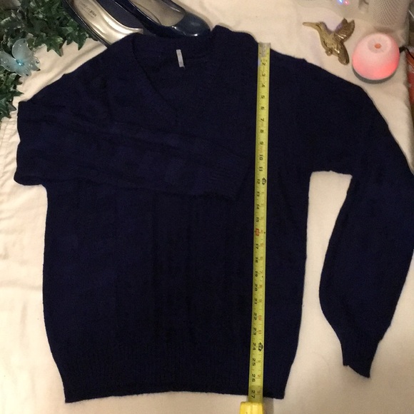 Navy Blue Square in Square Sweater - Picture 4 of 8